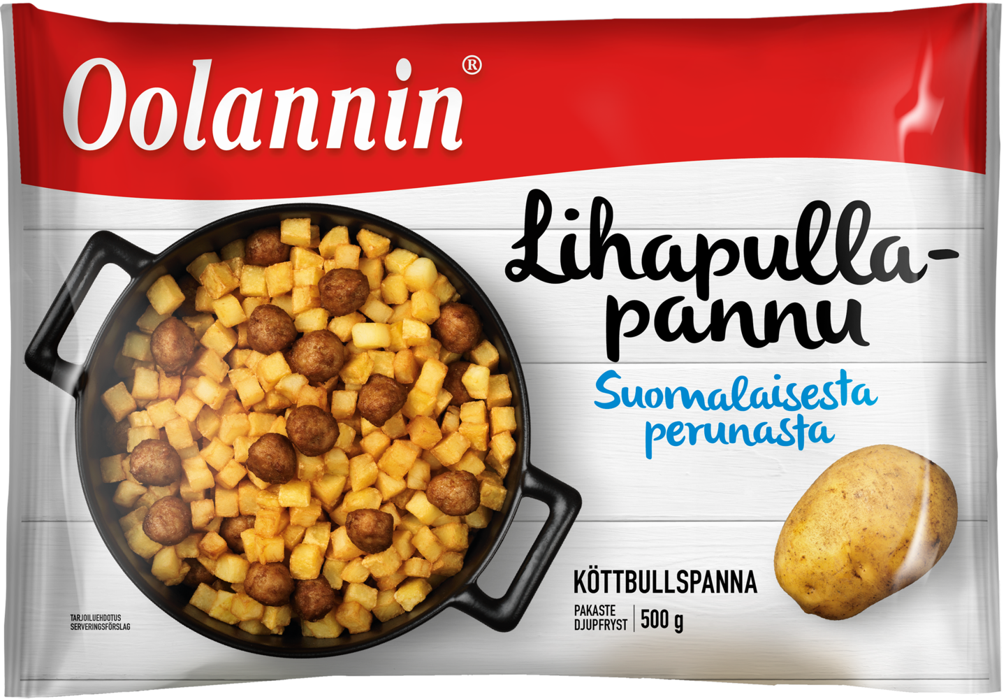 Oolannin lihapullapannu 500g pakaste