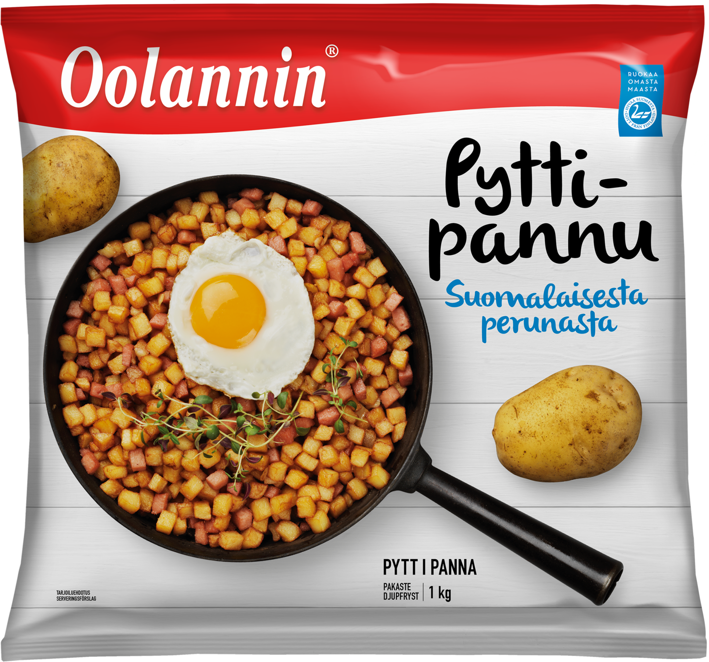 Oolannin pyttipannu 1kg pakaste