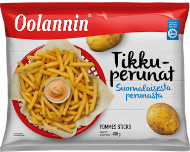 Oolannin tikkuperunat 400g pakaste