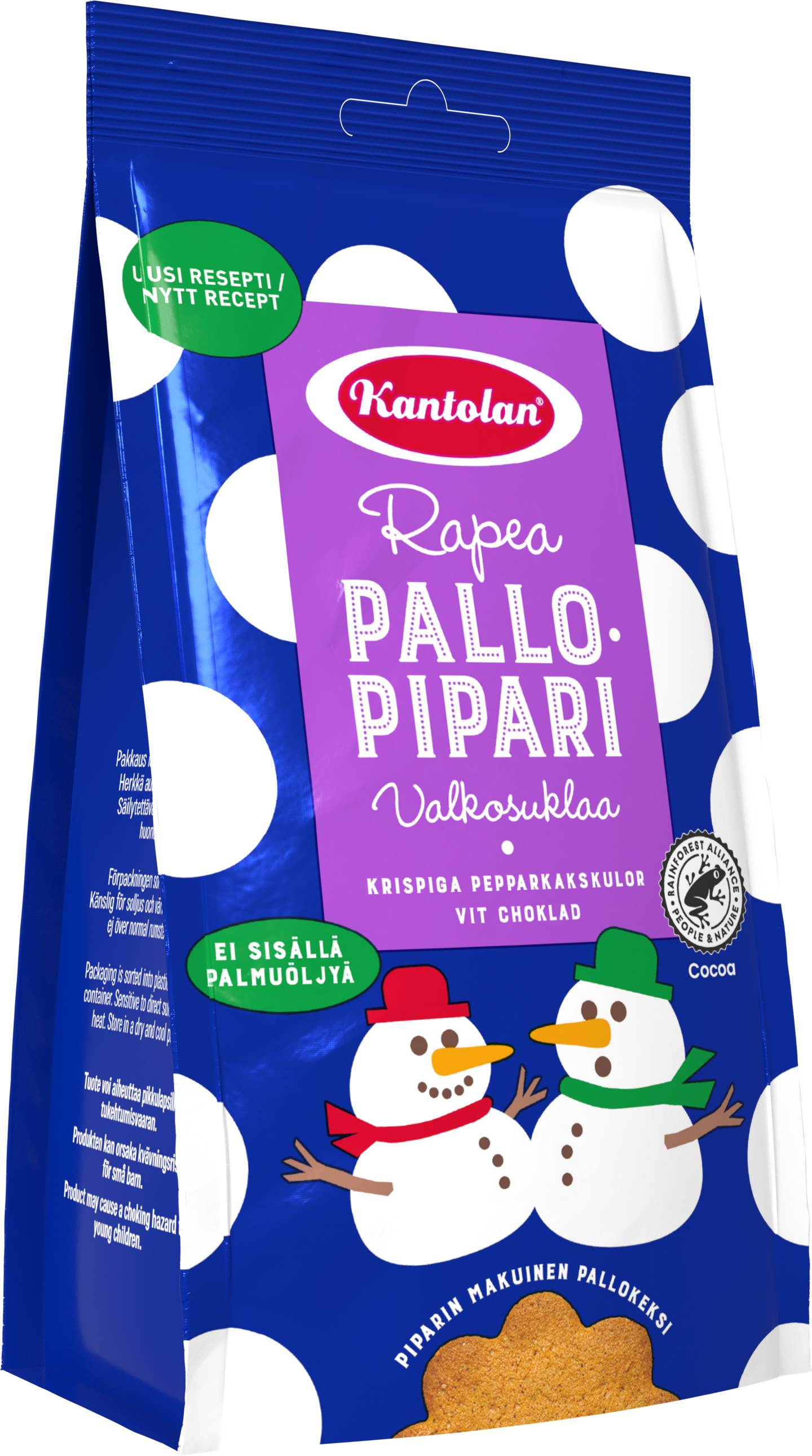 Kantolan Pallopipari 150g valkosuklaa