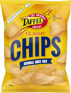 Taffel Chips Classic 305g 168kpl PPA