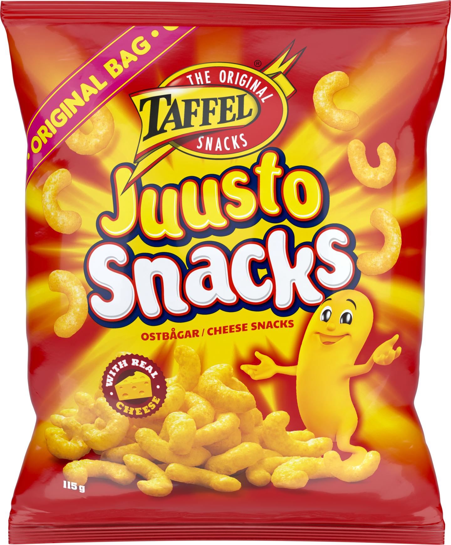 Taffel juustosnacks 115g