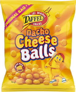 Taffel Nacho Cheese Balls 115g juustosnacks