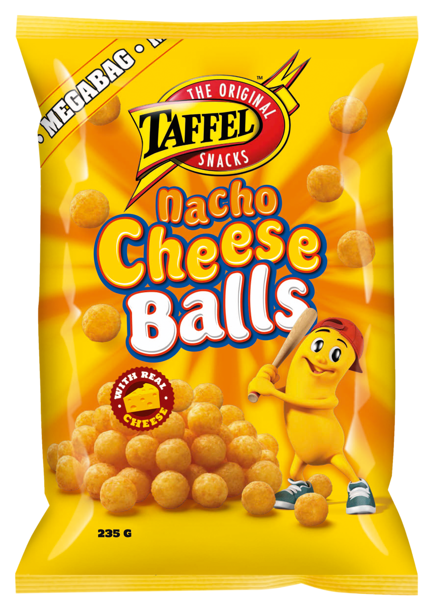 Taffel Nacho Cheese Balls 235g juustosnacks