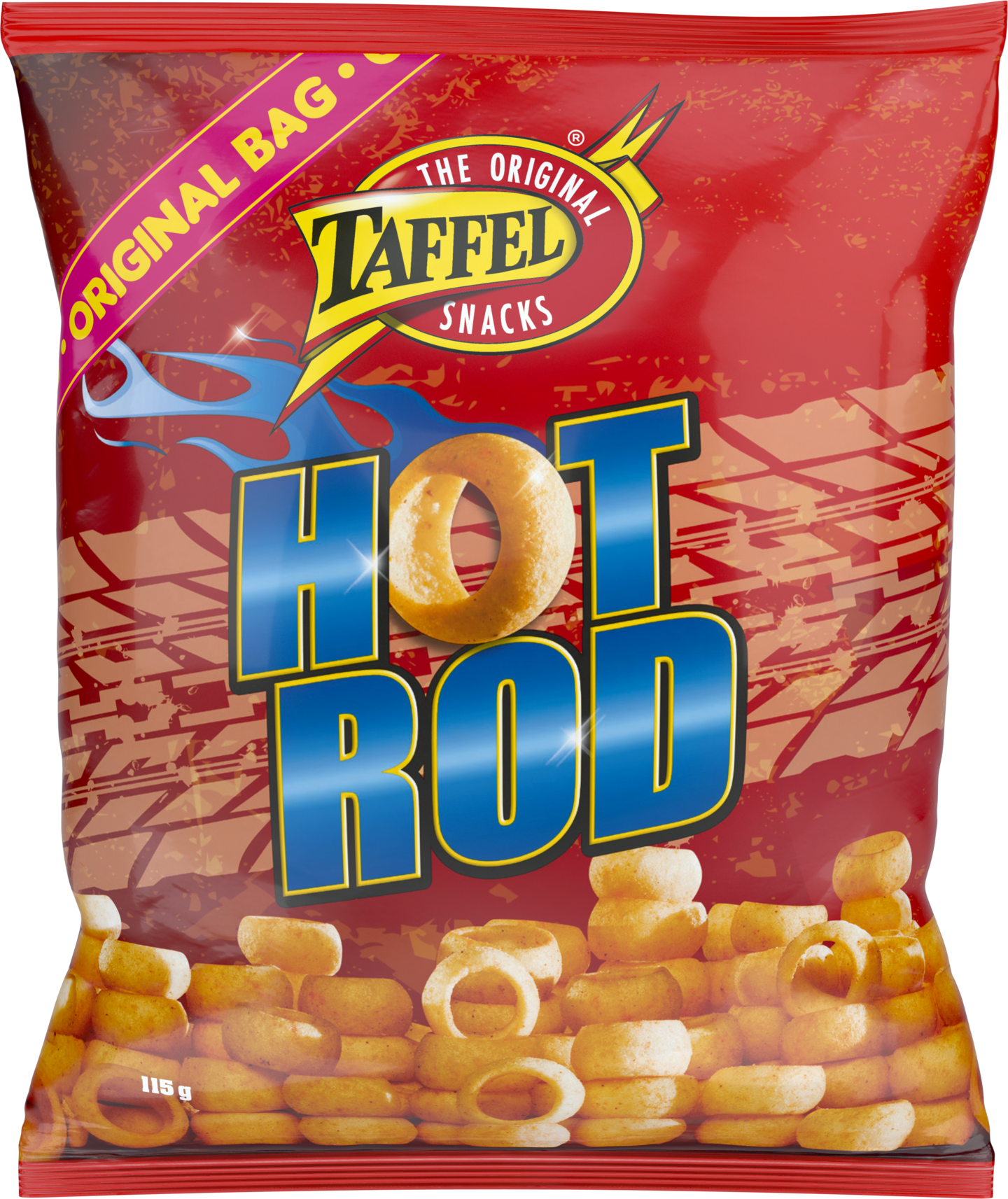 Taffel sipsi Hot Rod 115g perunarengas