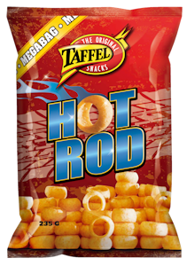 Taffel sipsi Hot Rod 235g perunarengas