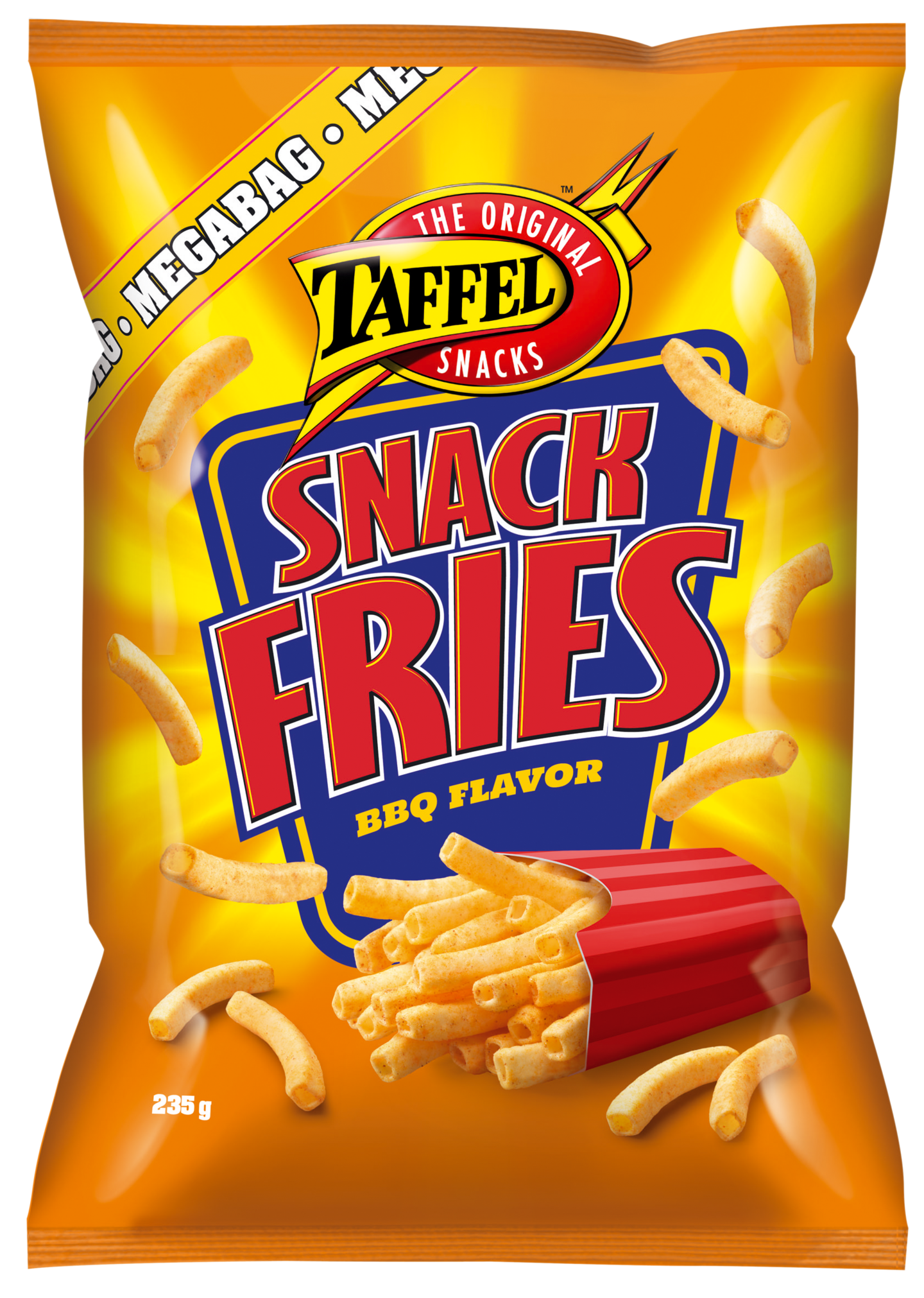 Taffel sipsi Snacks Fries 235g maustettu perunasnacks
