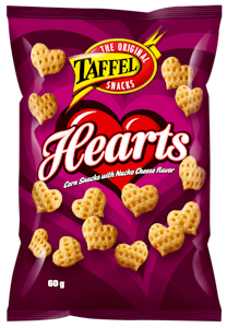 Taffel sipsi Hearts maissisnacks 60g