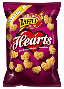 Taffel sipsi Hearts maissisnacks 235g