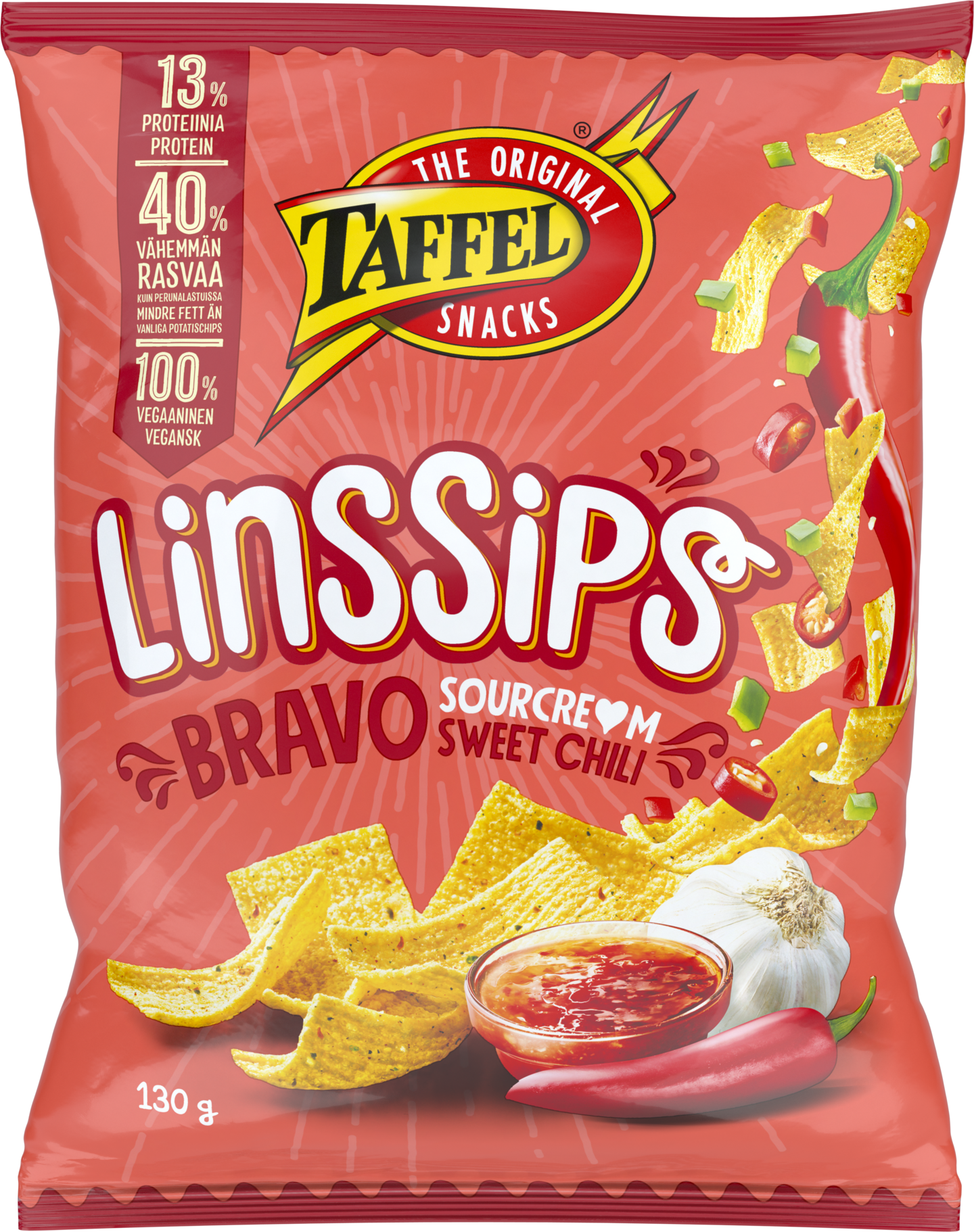 Taffel LinsSips bravo linssisipsi 130g