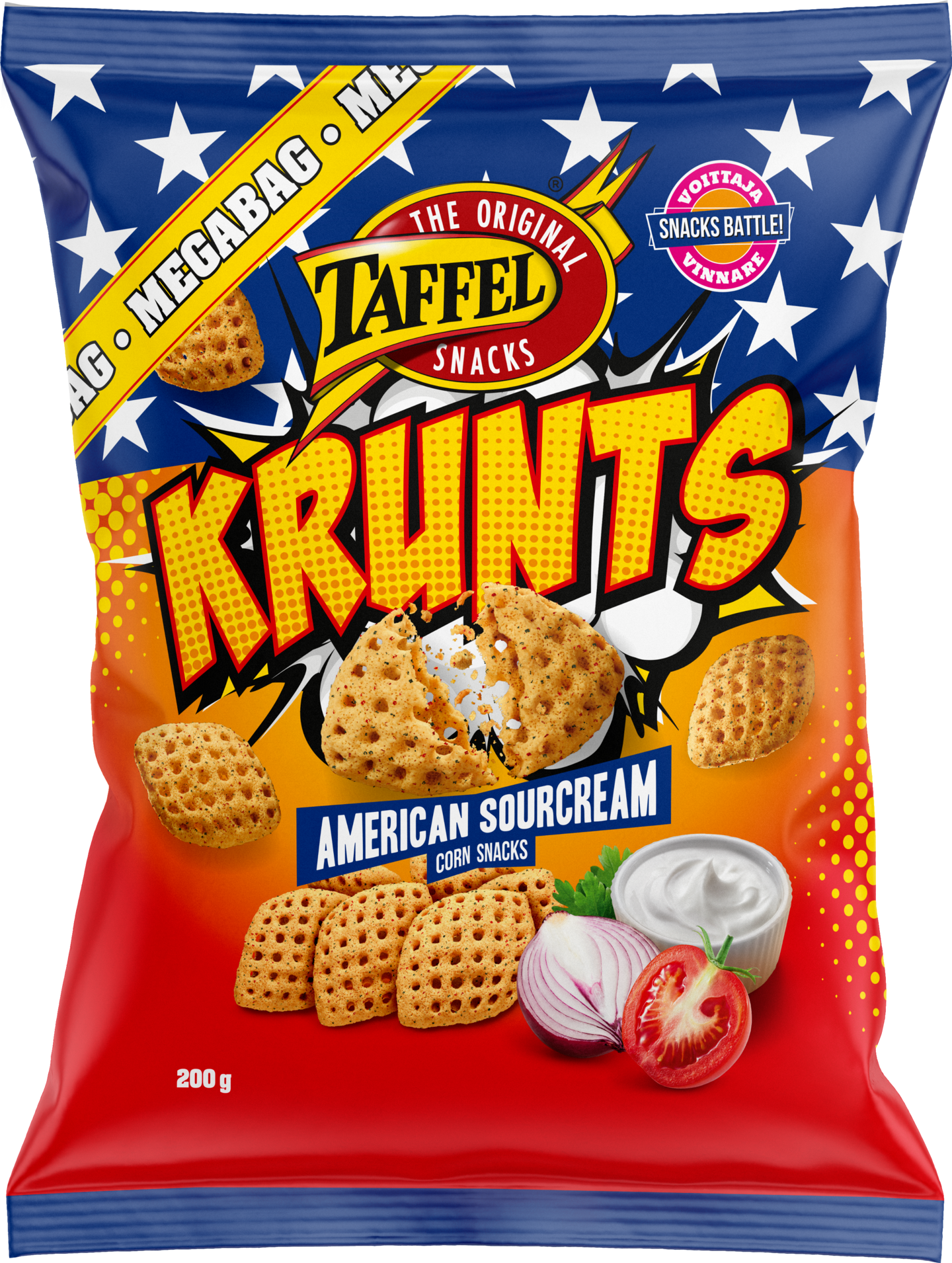 Taffel Krunts maissisnacks 200g American ranskankerma PPA