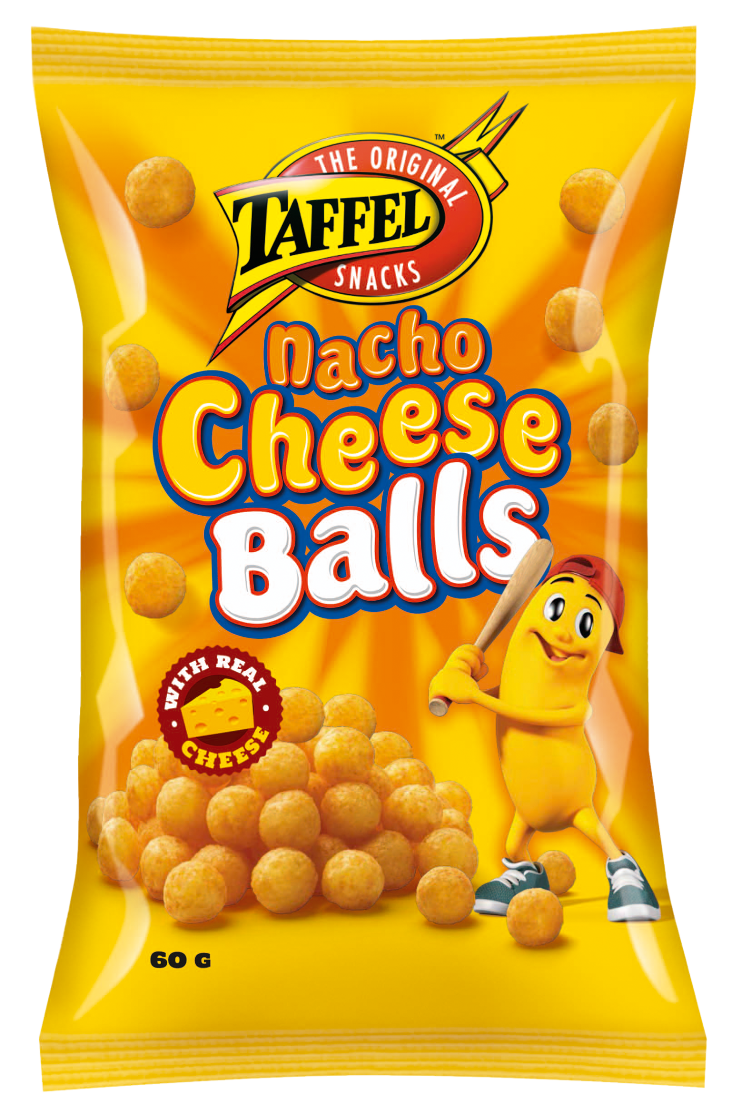 Taffel Nacho Cheese Balls 60g juustosnacks