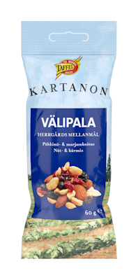 Taffel Kartanon Välipala 60g Pähkinä- & marjasekoitus