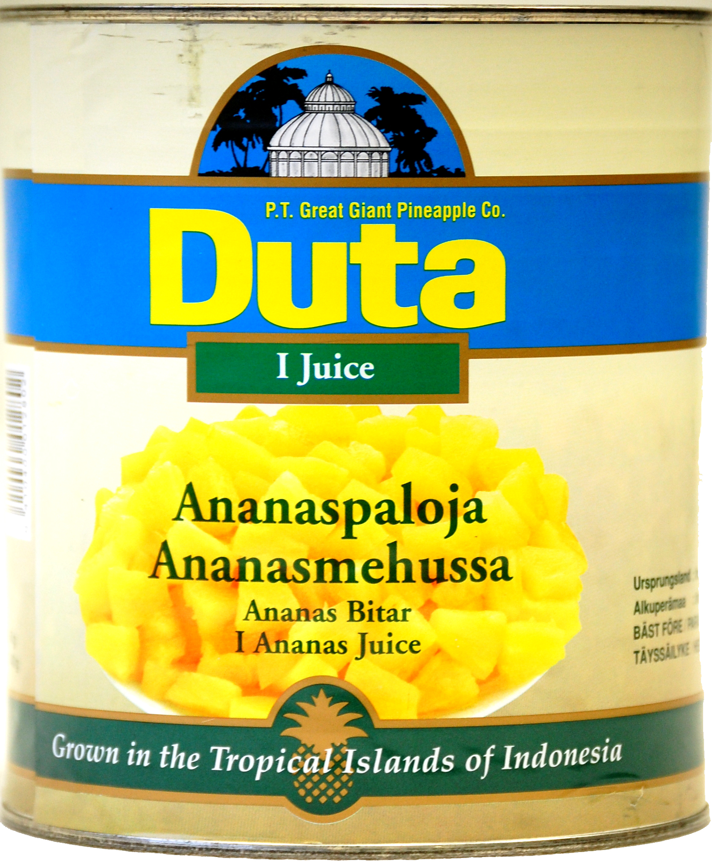 Duta ananaspalat ananastäysmehussa 3050g/1840g