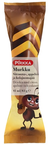 Pirkka Murkku kola-sitrus juomajää 83g/81ml