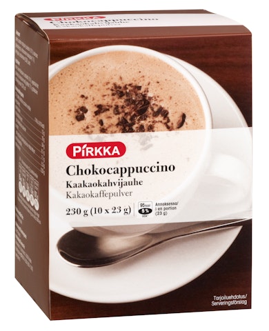 Pirkka chokocappuccino 230g (10x23g)