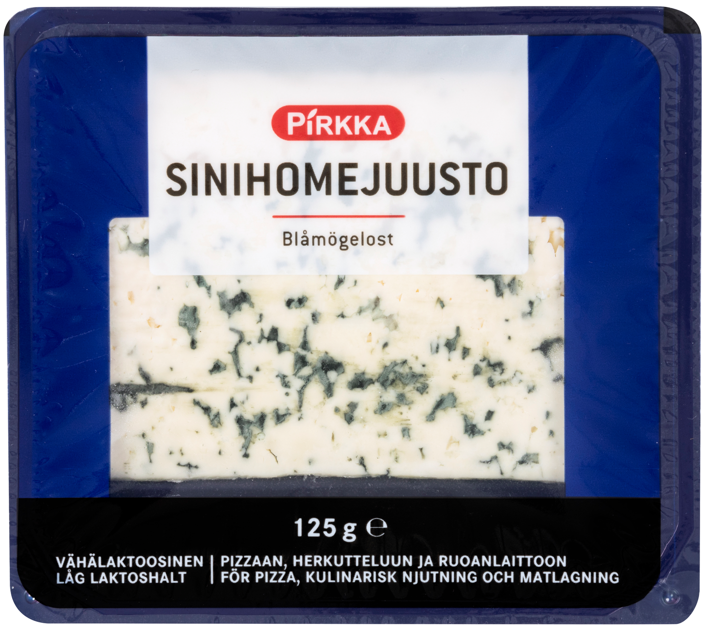 Pirkka sinihomejuusto 125g vähälaktoosinen | K-Ruoka Verkkokauppa