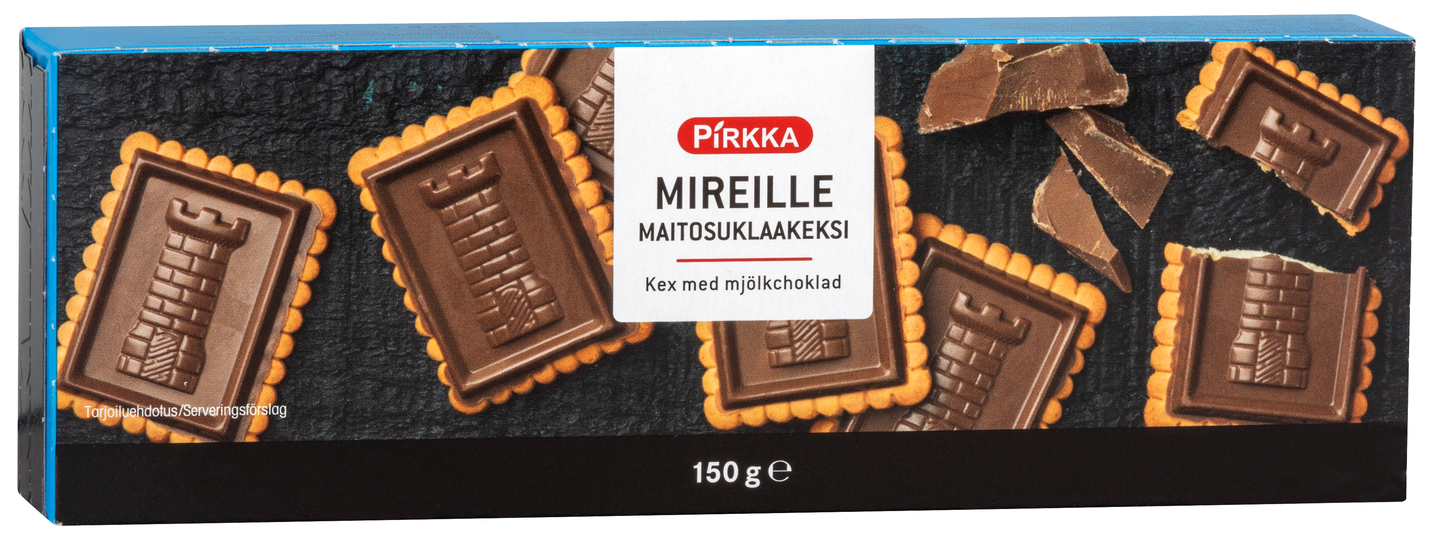 Pirkka Mireille maitosuklaakeksi 150 g | K-Ruoka Verkkokauppa