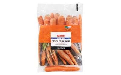 Pirkka suomalainen pesty porkkana 1kg 1 lk - kuva