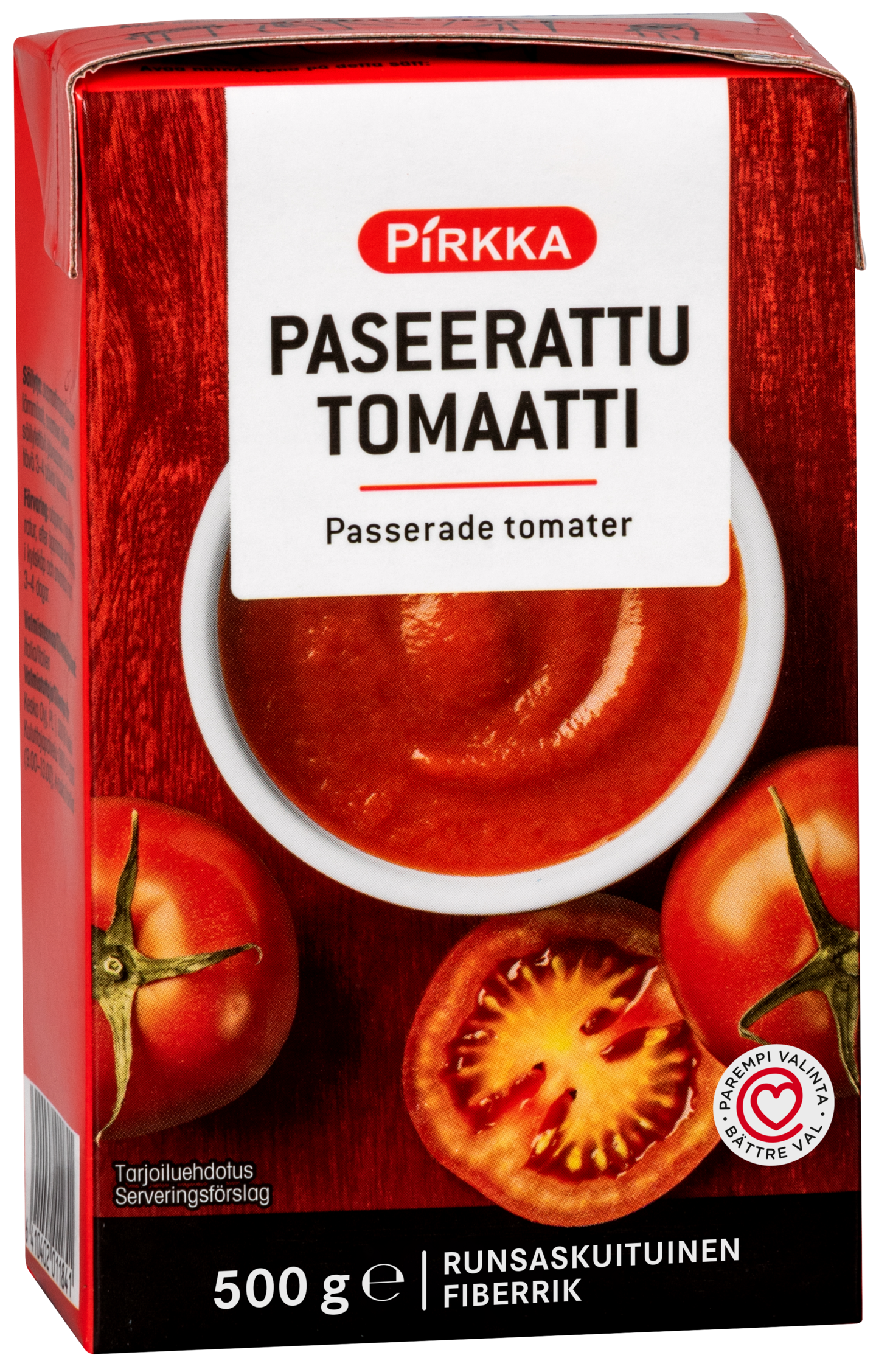 mitä on paseerattu tomaatti