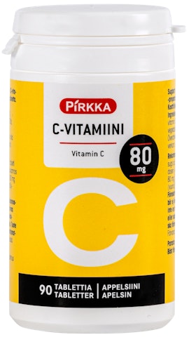 Pirkka C-vitamiini 80mg 90kpl/46g