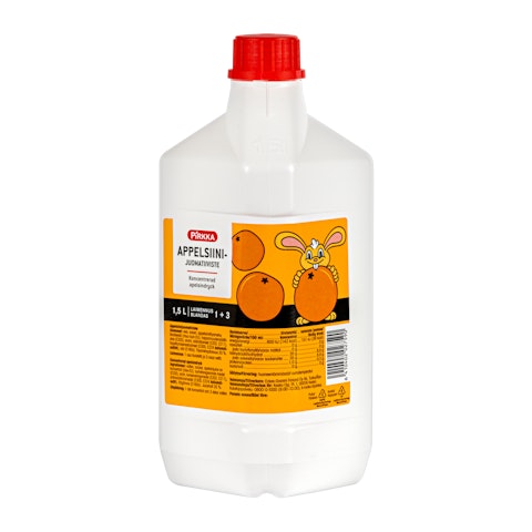 Pirkka appelsiinijuomatiiviste 1,5l