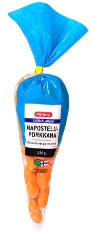 Pirkka suomalainen naposteluporkkana 250 g