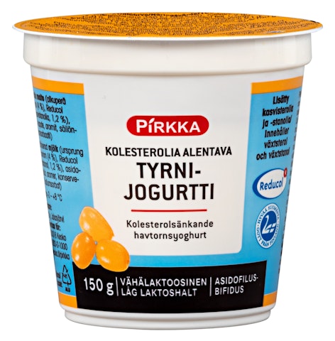 Pirkka Reducol kolesterolia alentava jogurtti tyrni 150g