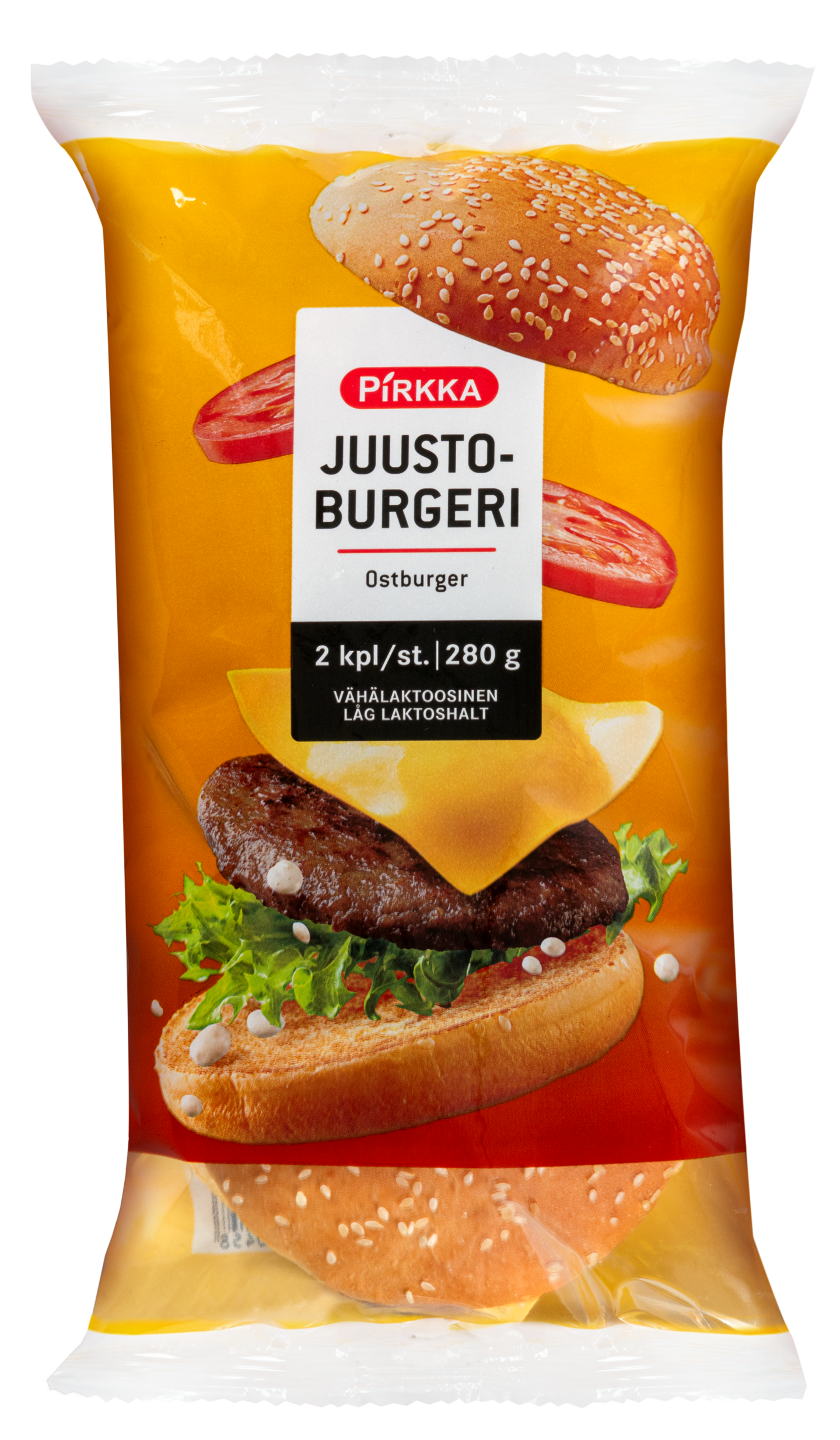 Pirkka juustoburgeri 280g (2x140g) | K-Ruoka Verkkokauppa