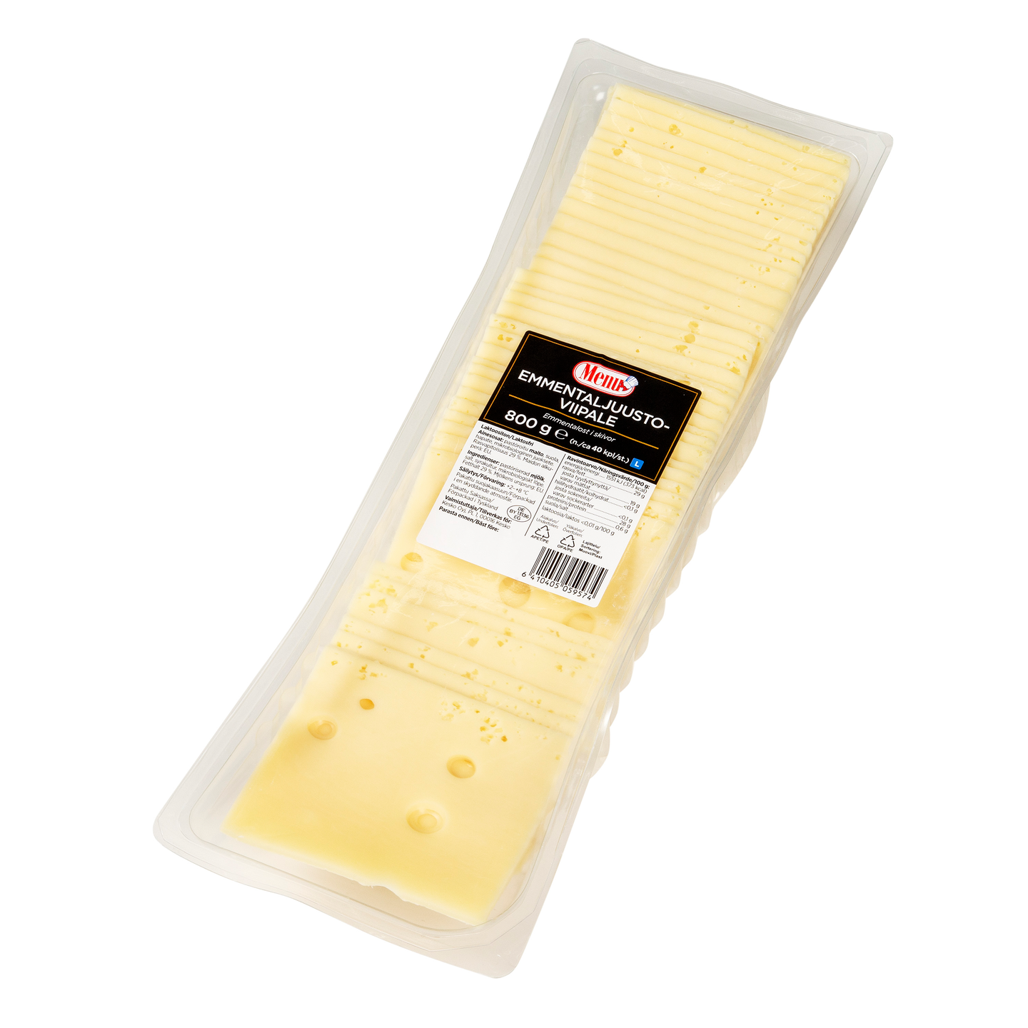 Menu emmentaljuustoviipale 29% 800g laktoositon