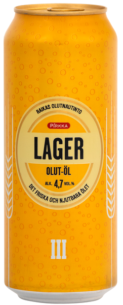 Pirkka lager-olut 4,7% 0,5l - K-Ruoka