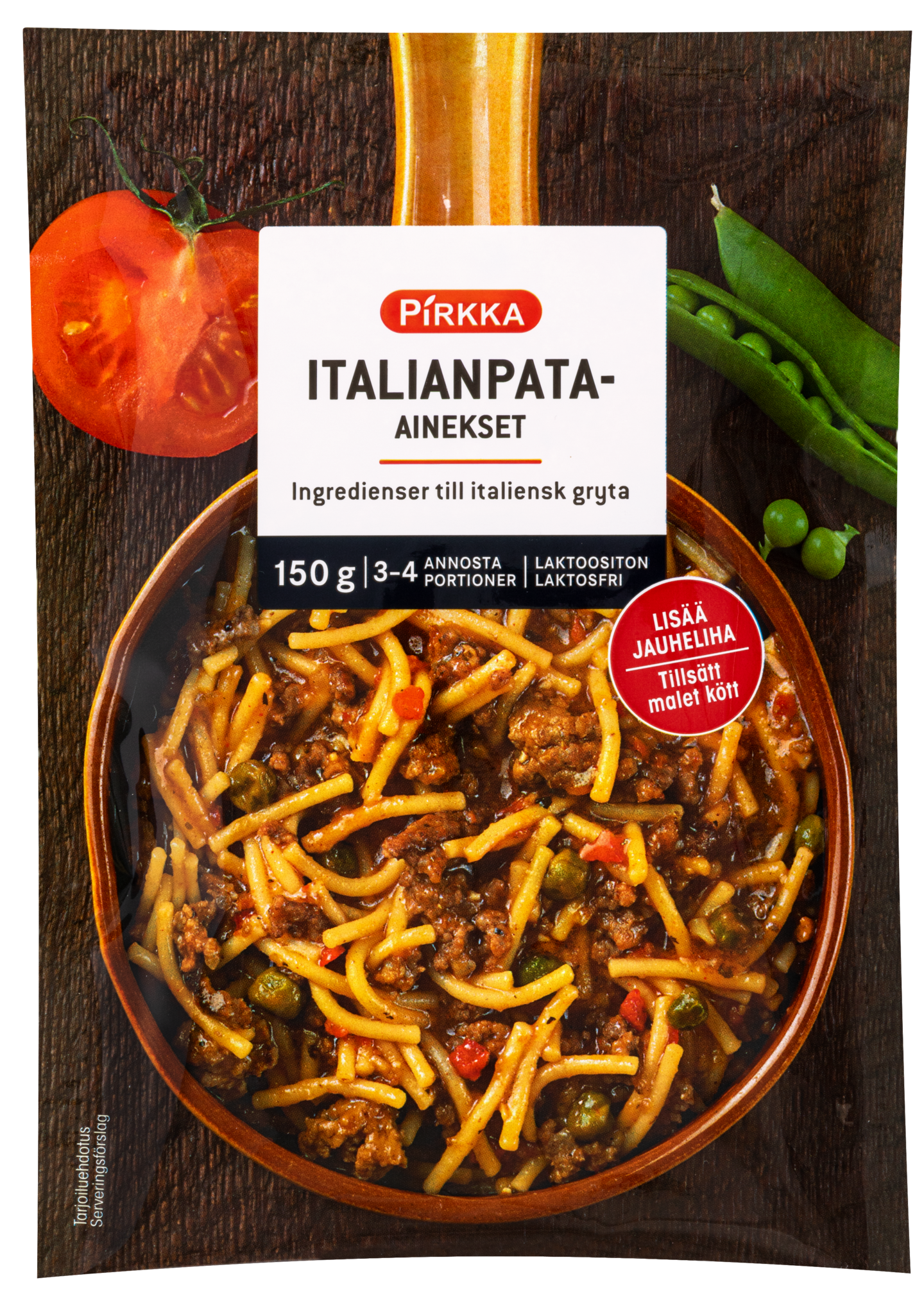 Pirkka italianpata-ainekset 150 g | K-Ruoka Verkkokauppa