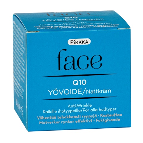 Pirkka Face Q10 yövoide 50ml anti-wrinkle