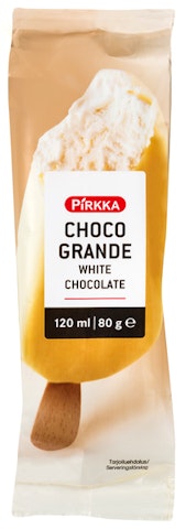Pirkka Choco Grande valkosuklaa 80g/120ml