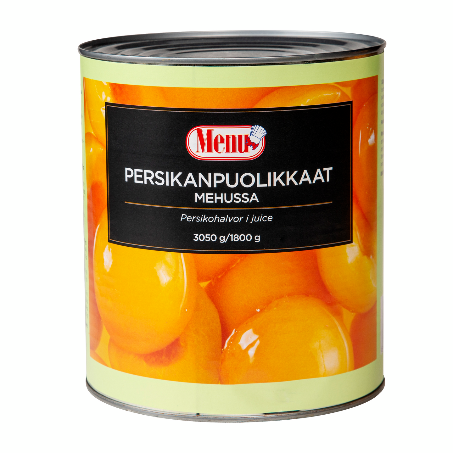 Menu persikanpuolikkaat mehussa 3050g/1800g