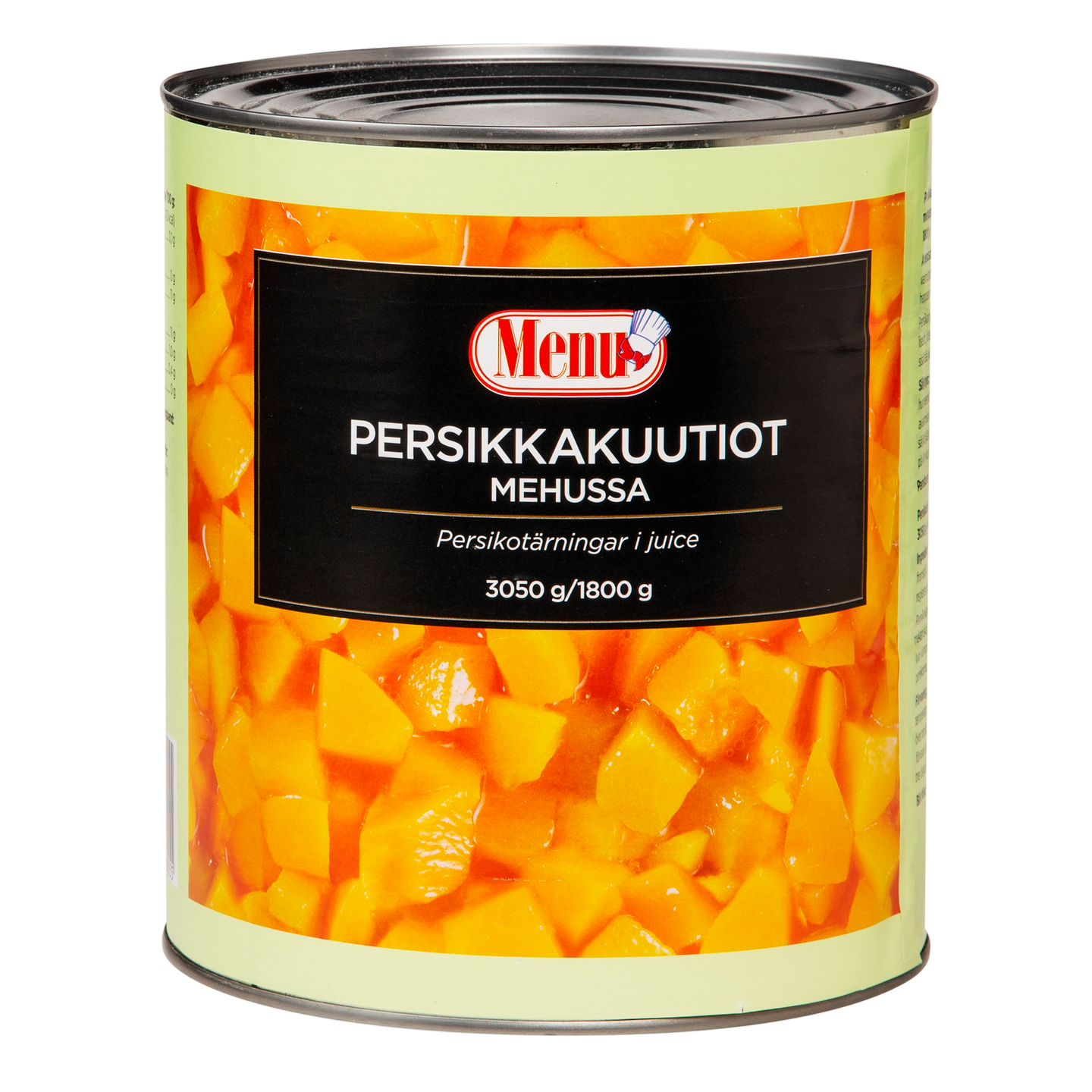 Menu persikkakuutiot mehussa 3050g/1800g