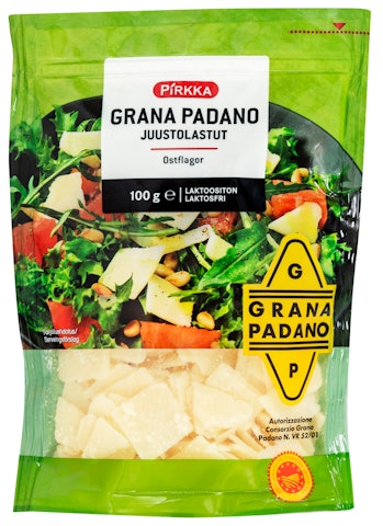Pirkka Grana Padano juustolastut 100g laktoositon