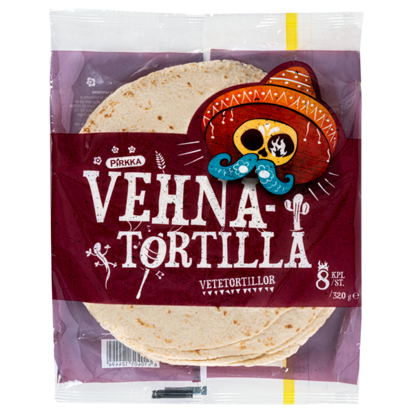 Pirkka vehnätortilla 8 kpl/320g | K-Ruoka Verkkokauppa