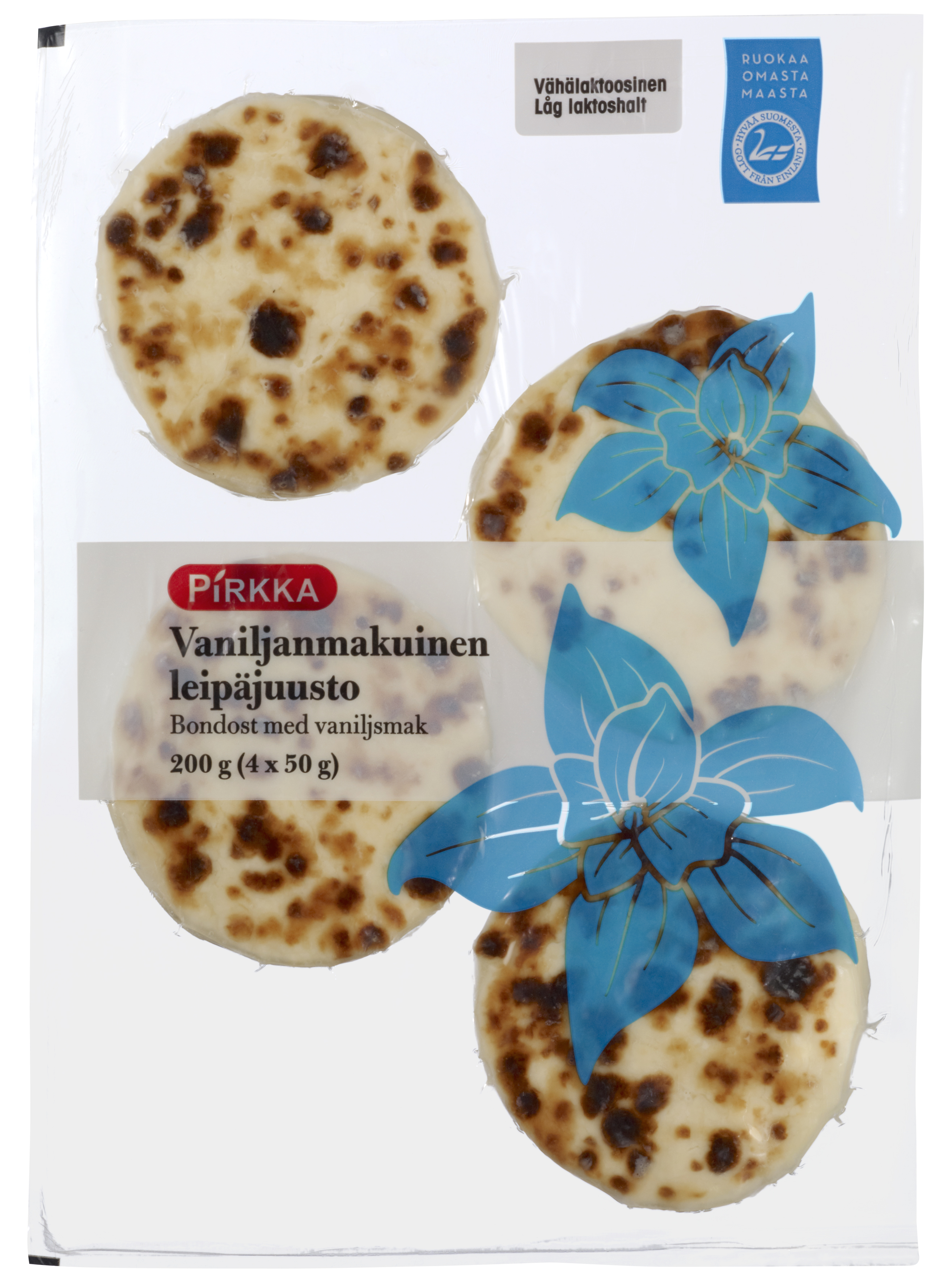 Pirkka vaniljanmakuinen leipäjuusto 4 x 50 g | K-Ruoka Verkkokauppa