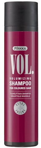 Pirkka VOL. tuuheuttava shampoo värjätyille hiuksille 250ml