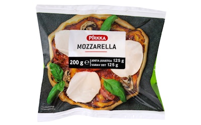 Pirkka mozzarella 200g/125g - kuva