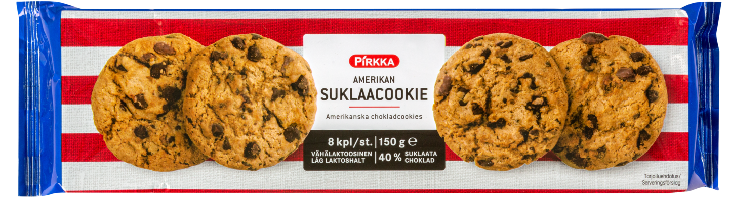 Pirkka Amerikan suklaacookie 150g | K-Ruoka Verkkokauppa