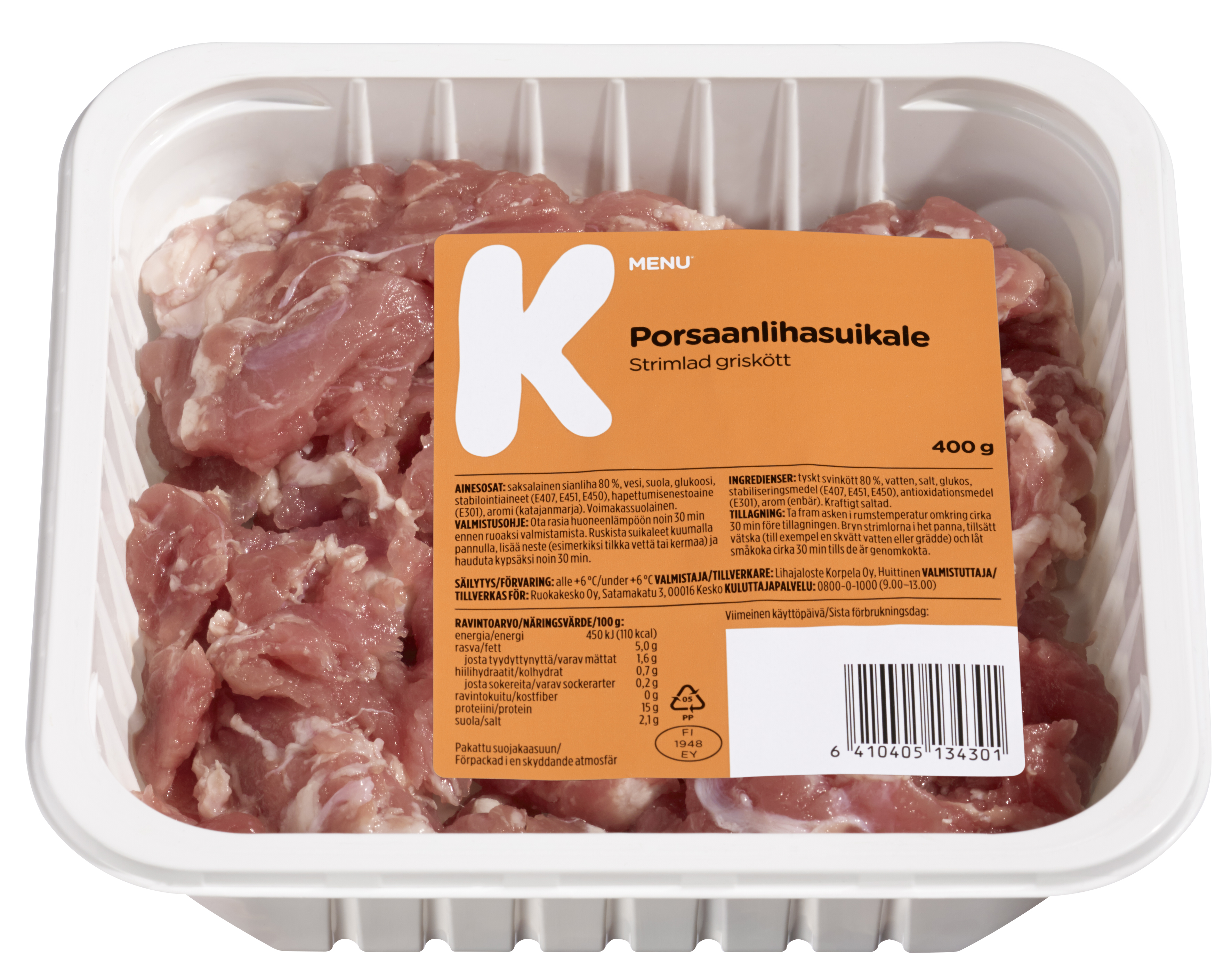 K-Menu porsaanlihasuikale 400g | K-Ruoka Verkkokauppa