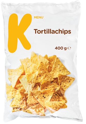 K-Menu tortillachips 400 g