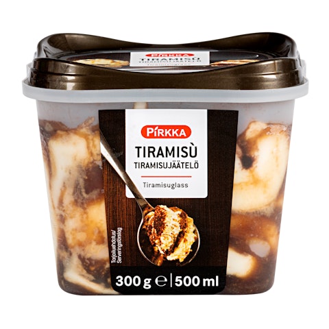 Pirkka Tiramisu italialainen jäätelö 300g/0,5l