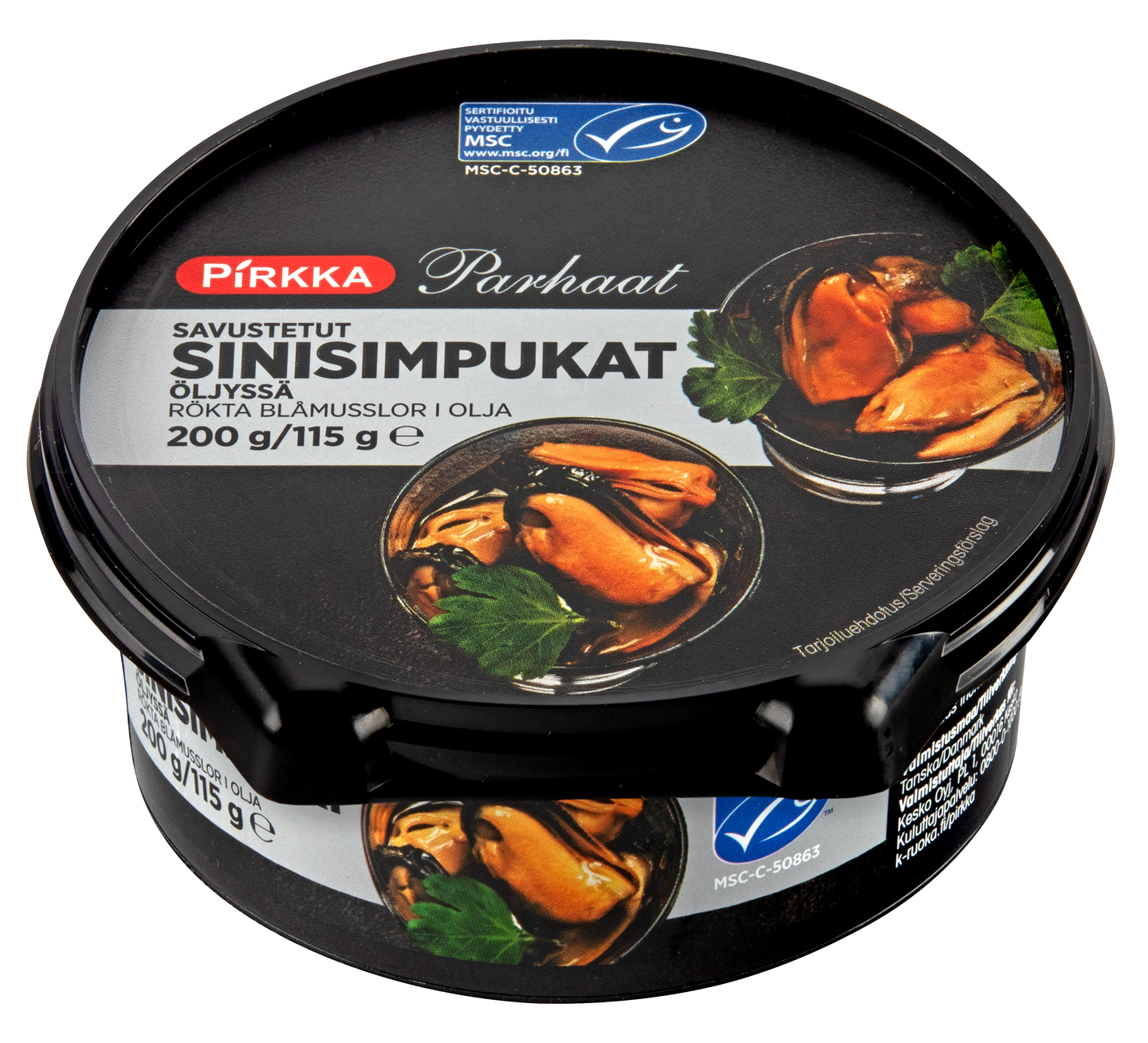 Pirkka Parhaat savustetut simpukat öljyssä 200g/115g MSC | K-Ruoka  Verkkokauppa