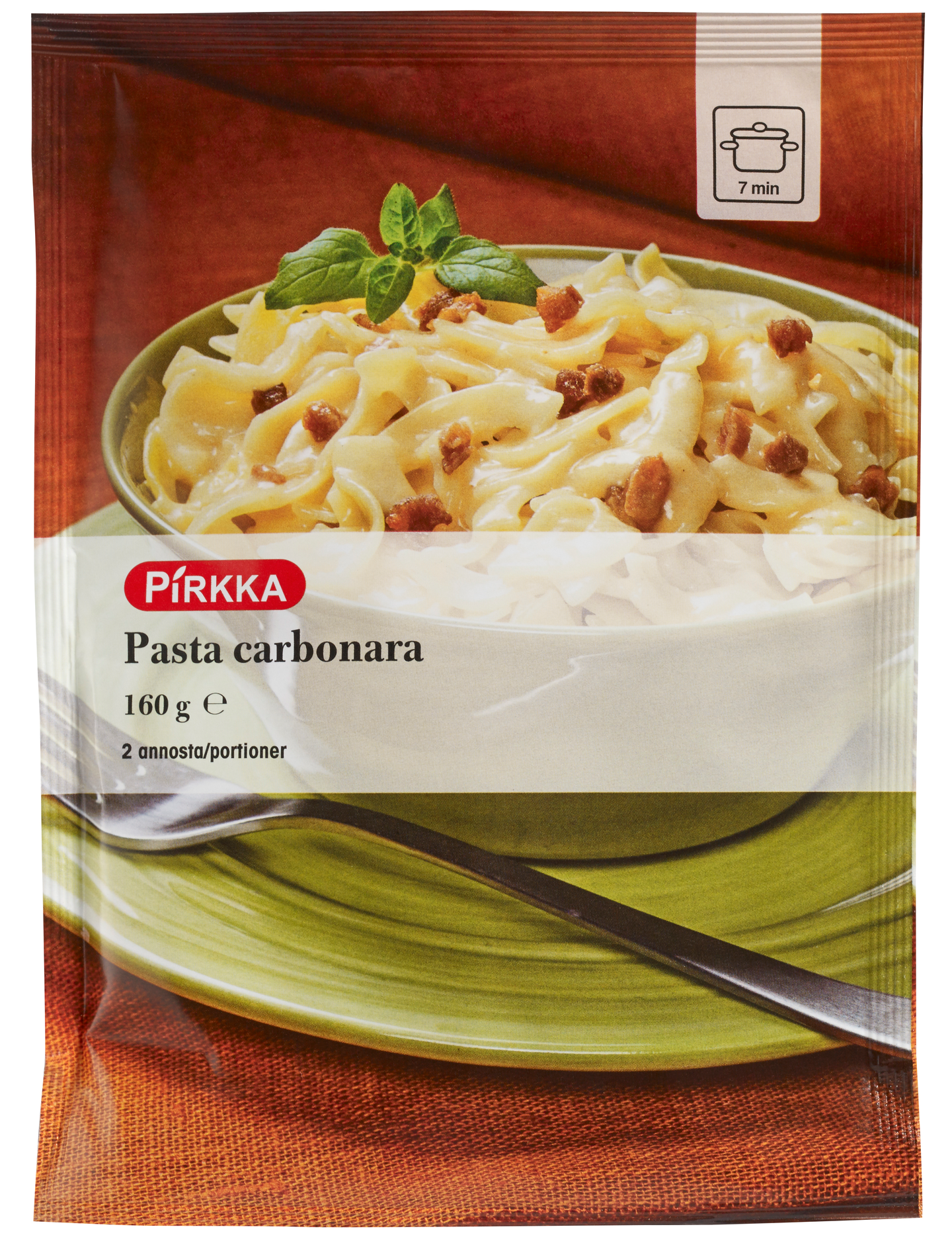 Pirkka pasta carbonara 160g | K-Ruoka Verkkokauppa