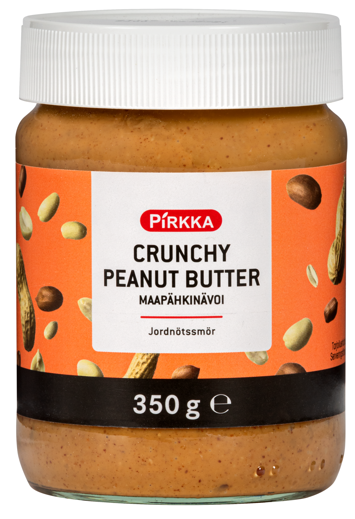 Pirkka Crunchy Peanut Butter maapähkinävoi 350g | K-Ruoka Verkkokauppa