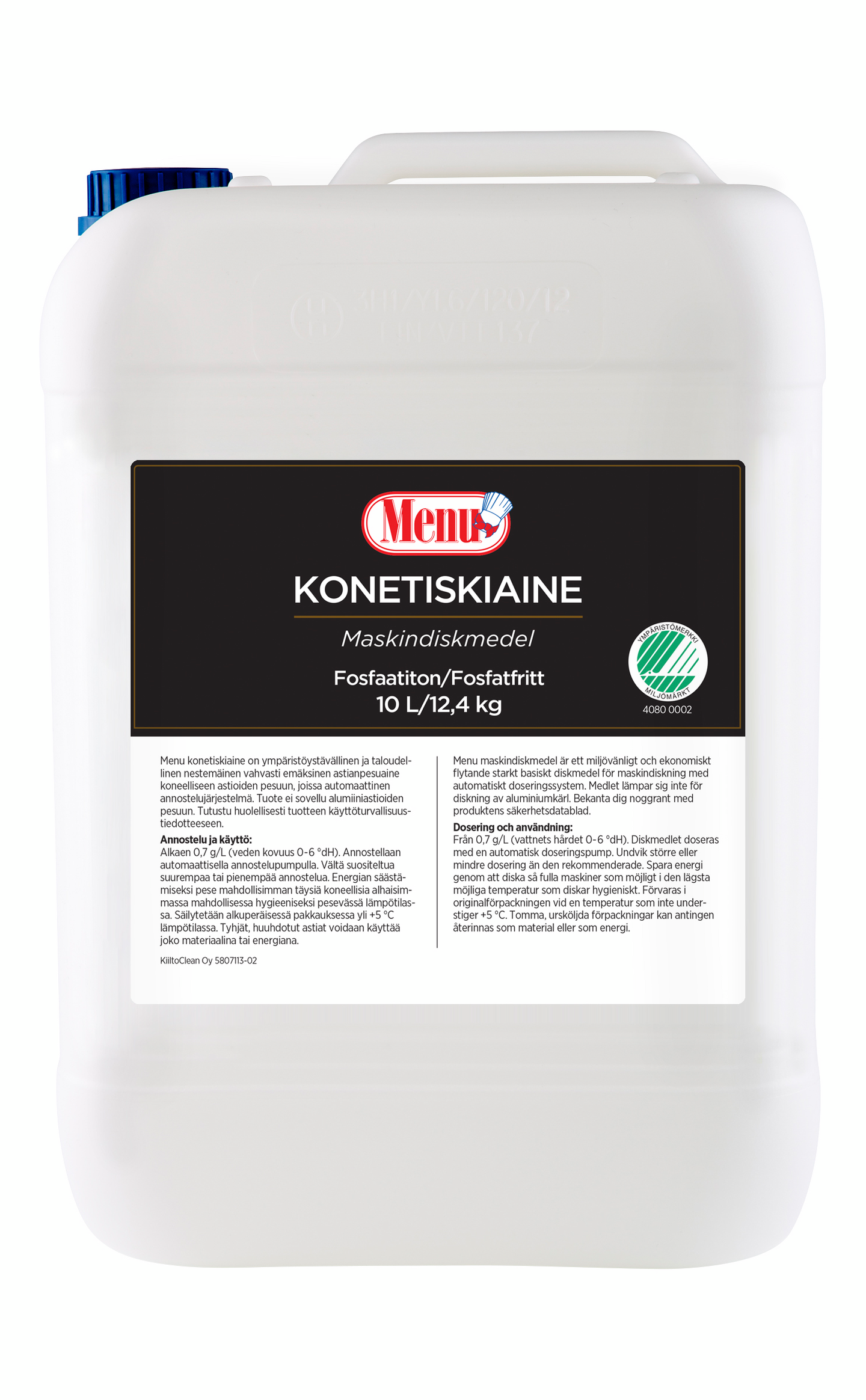 Menu konetiskiaine 10l