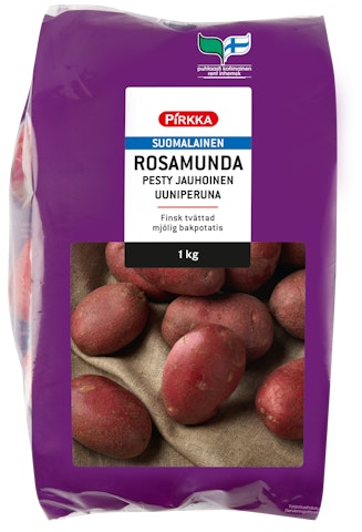 Pirkka suomalainen Rosamunda pesty jauhoinen uuniperuna 1kg